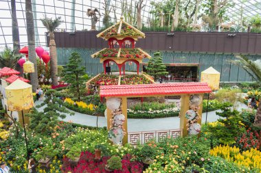 Bir sera içinde Gardens Singapur bay tarafından