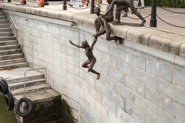 Una variedad de estatuas en Singapur —  Fotos de Stock