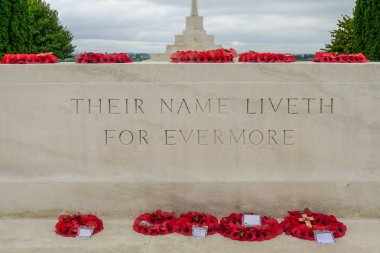 Tyne karyolası 1.Dünya Savaşı mezarlık Ypres yakınındaki