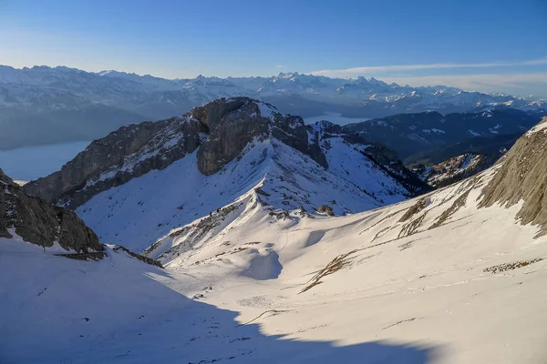 Pilatus Kulm sopra Lucerna in Svizzera — Foto Stock