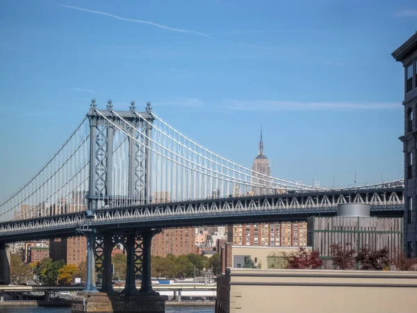 Vista desde el Puente de Brooklyn en 2009 — Foto de Stock