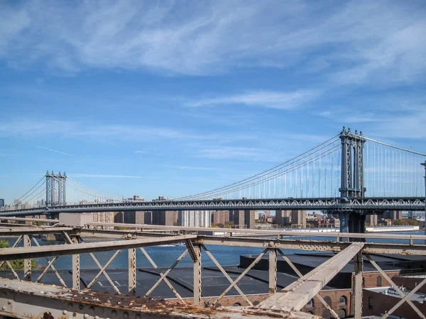 Vista desde el Puente de Brooklyn en 2009 — Foto de Stock