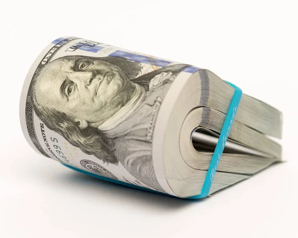 Bize dolar nakit banknot para yığını