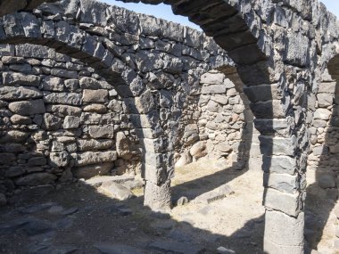 İncil'deki şehir Korazim İsrail'in Arkeolojik Sit