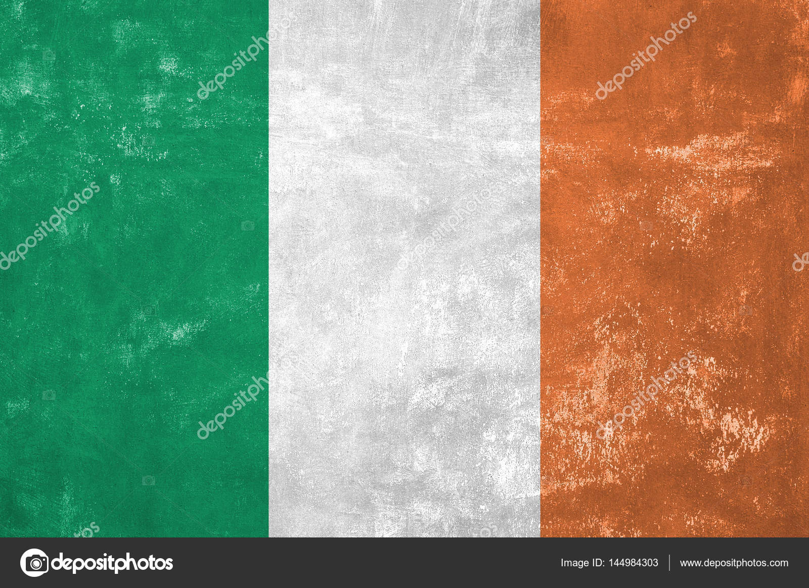 Ireland - Irish Flag on Old Grunge Texture Background — Stock Photo ©  jamdesign #144984303, image size:1600x1163