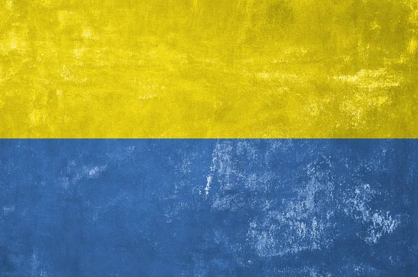 Oekraïne - Oekraïens vlag op oude Grunge textuur achtergrond — Stockfoto