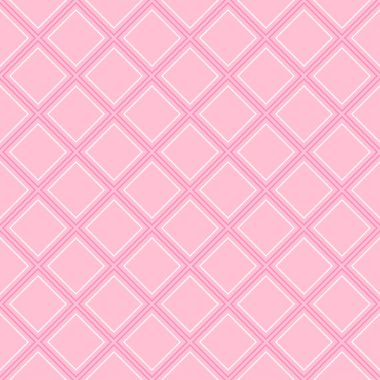 Pastel pembe kumaş elmas seamless modeli