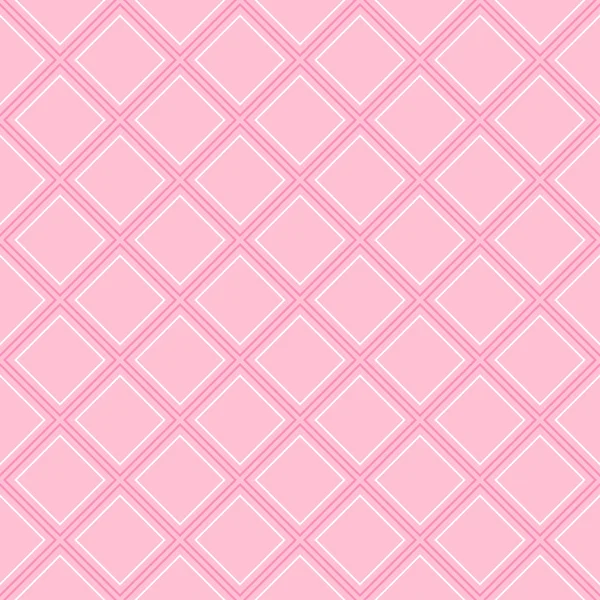 Pastel roze stof diamond naadloze patroon — Stockvector