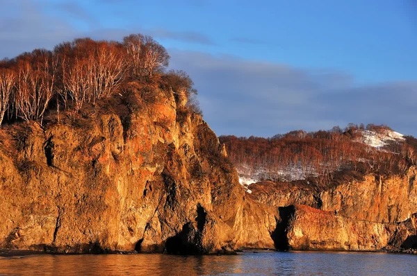 Lenyűgöző természetes kőzet gate, Oroszország — Stock Fotó