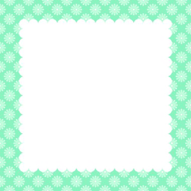 Sevimli çiçek kartı ile şık kapak.