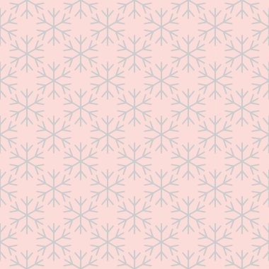 Pembe kesintisiz kar tanesi desen
