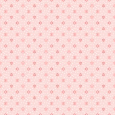 Pembe kesintisiz kar tanesi desen