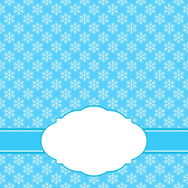 Abstrato Natal fundo saudação com flocos de neve —  Vetores de Stock