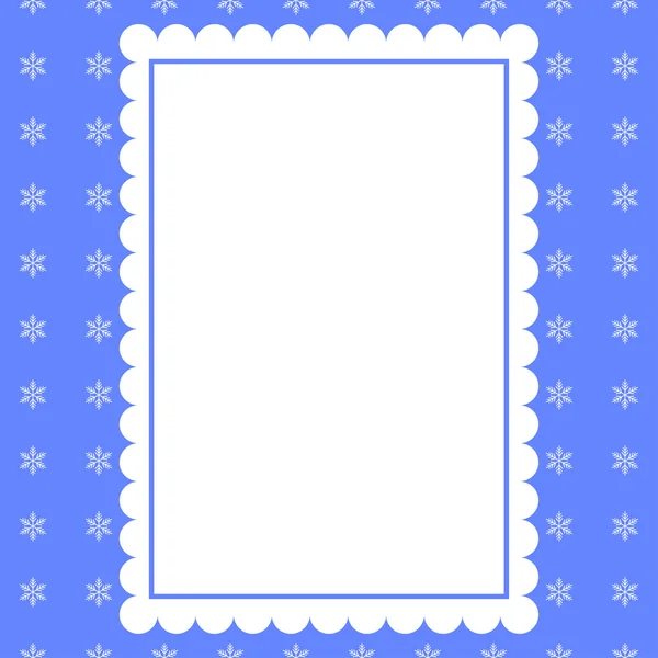 Diseño de marco de plantilla para tarjeta de Navidad — Vector de stock