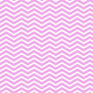 Retro pembe zikzak desen