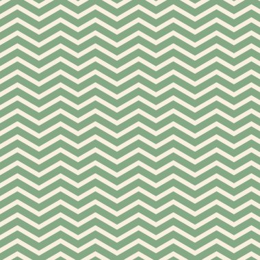 Retro yeşil zikzak desen