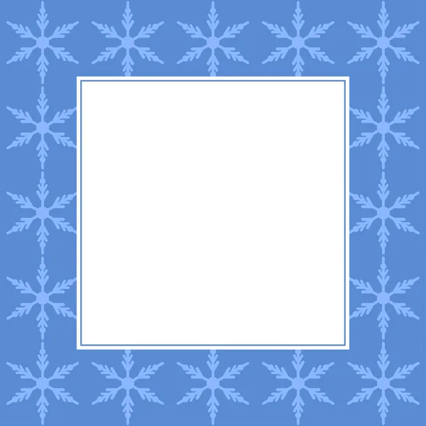 Abstraktní vánoční pozadí se sněhové vločky — Stockový vektor