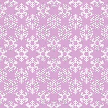 Pembe kesintisiz kar tanesi desen