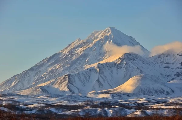 Paysage volcanique de la Russie — Photo