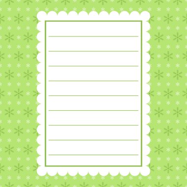 Noel kartı için çerçeve tasarım şablonu