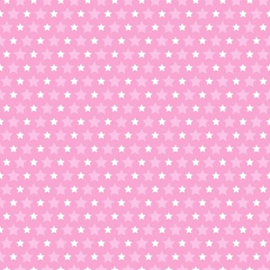 Yıldız ile pembe desen.
