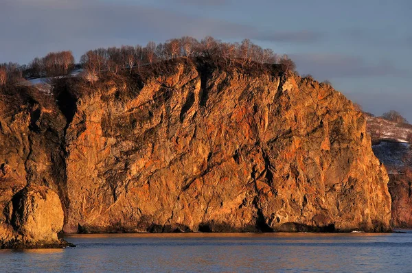 Rocks in sea in Russia — Stock Photo, Image