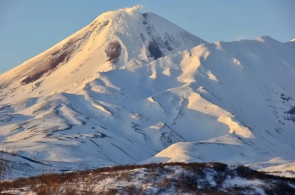 Rusia, Klyuchevskaya Grupo de Volcanes . — Foto de Stock