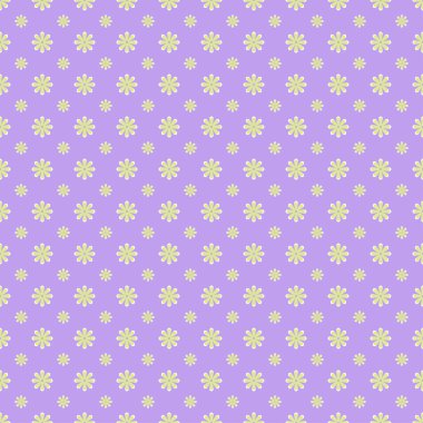 Şirin desende basit küçük çiçekler.