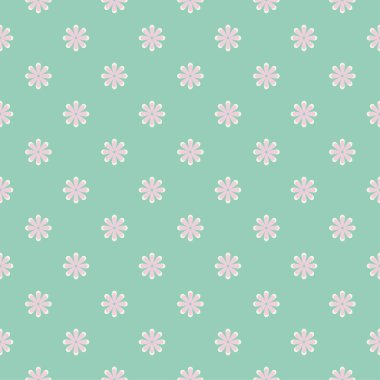 Eski püskü şık çiçek deseni.