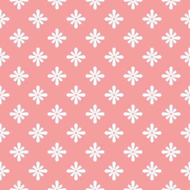 Basit ve güzellik çiçek seamless modeli.