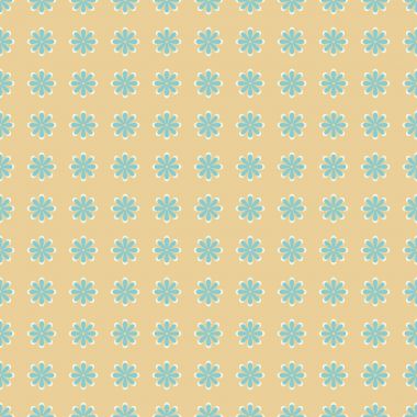 Şirin desende basit küçük çiçekler.