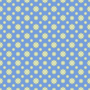 Sevimli çiçek desenli küçük çiçek.