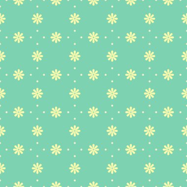 Sevimli çiçek vektör seamless modeli çiçek.