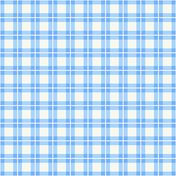 Blue background of plaid pattern — Stock Vector