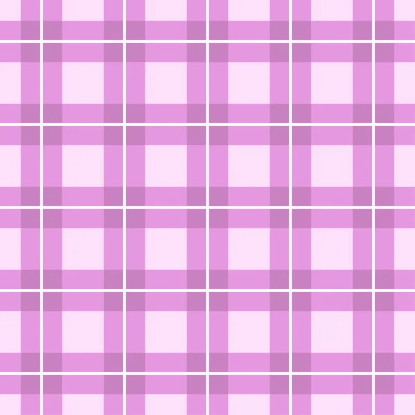 Pink background of plaid pattern — Stock Vector