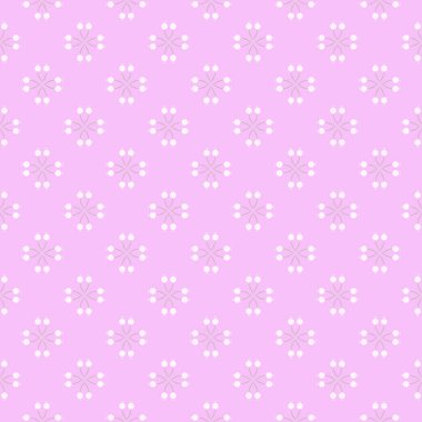 Klasik Dikensiz Çiçek deseni