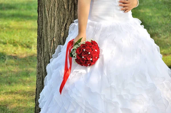 Bellissimo bouquet da sposa — Foto Stock