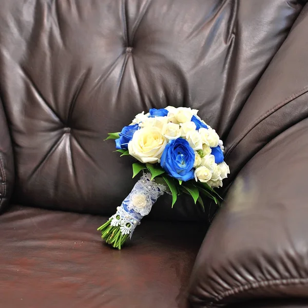 Close up bel bouquet rosa matrimonio — Foto Stock
