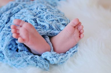 Minik Bebek ayaklar bir close-up