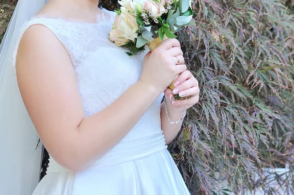 Retrato de beleza da noiva — Fotografia de Stock