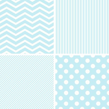 Mavi desenleri kümesi.