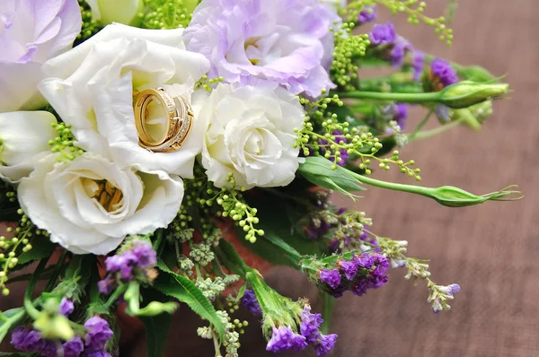 Bliska kwiaty ślubne — Zdjęcie stockowe
