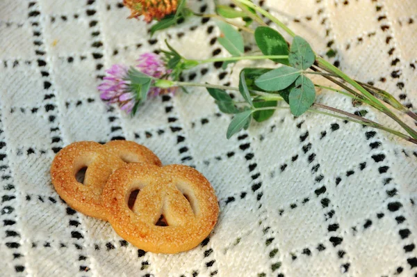 Mini-Kuchen serviert — Stockfoto