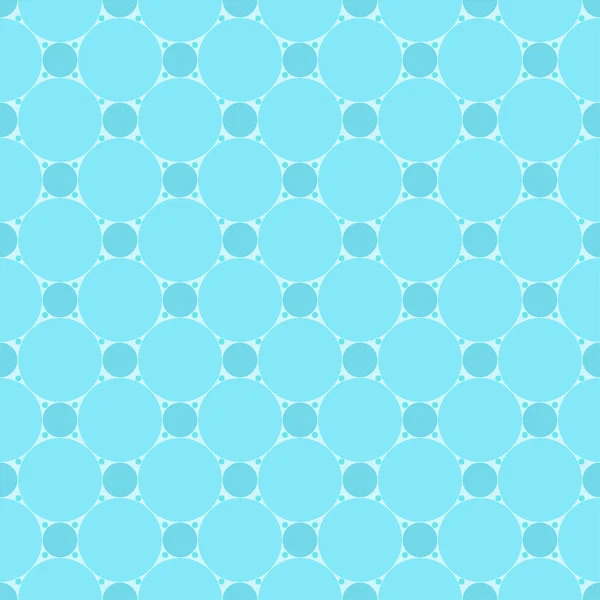 Sans couture bleu motif de fond à pois — Image vectorielle