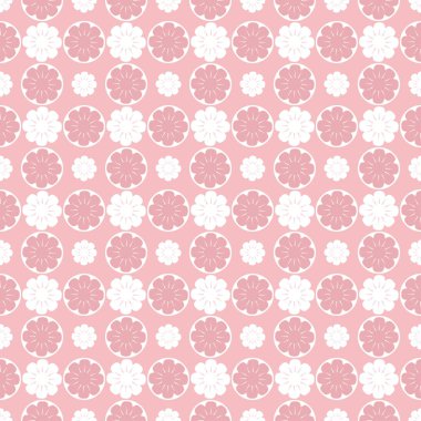 Şirin desende basit küçük çiçekler