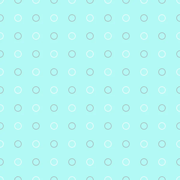 シームレスな青い水玉の背景パターン — ストックベクタ