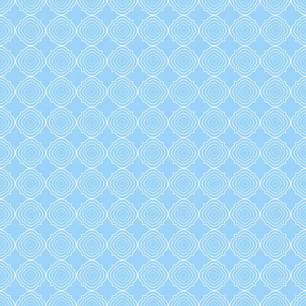 Motif quadrillé blanc et bleu — Image vectorielle