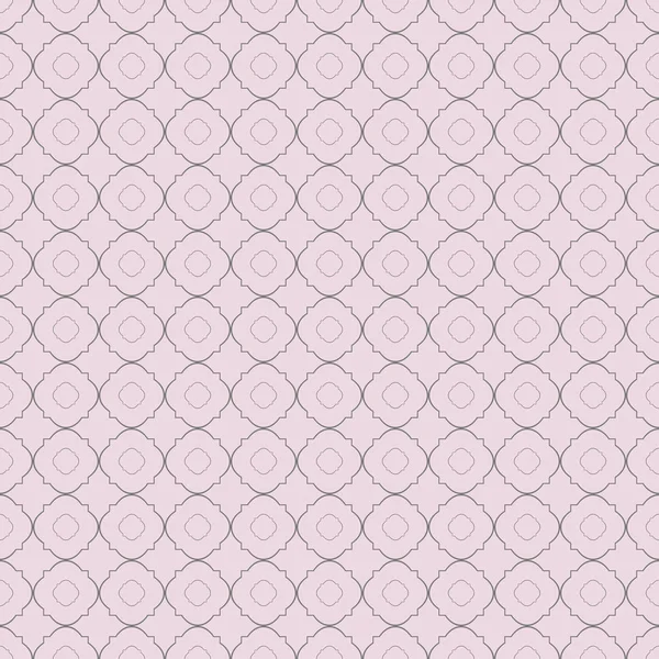 四葉の幾何学的なシームレス パターン — ストックベクタ