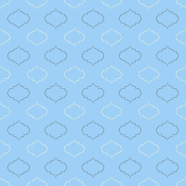 Quatrefoil motif géométrique sans couture — Image vectorielle