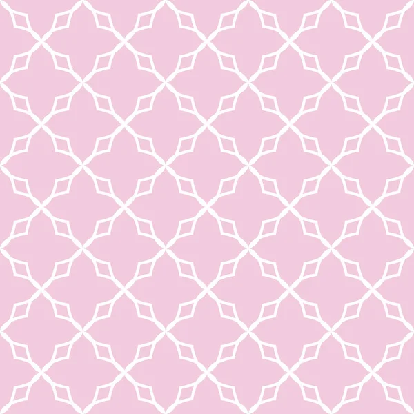 Rosa geometrisches nahtloses Muster — Stockvektor